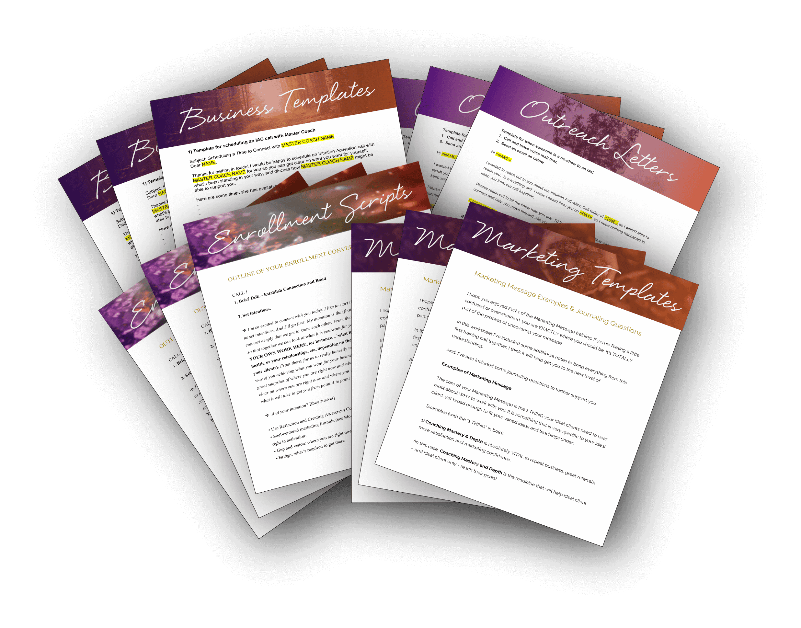 Templates bonus mock up